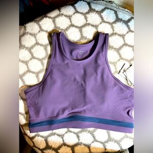 Calme by Johnny Was Purple Sports Bra, NWT, super soft fabric,outstanding brand